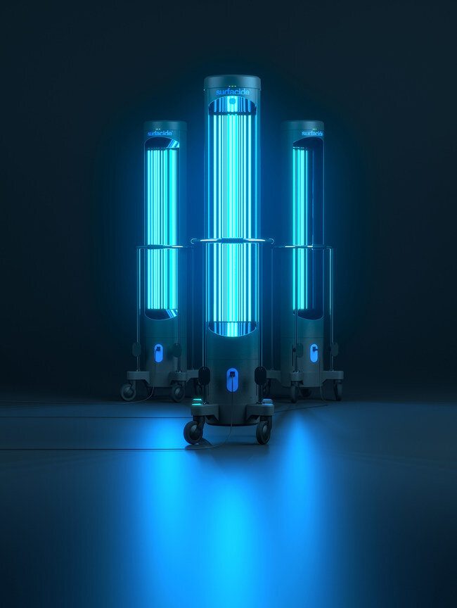 Surfacide Helios System UV Robots