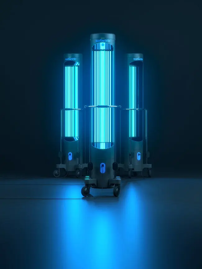 Surfacide Helios System UV Robots